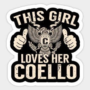 COELLO Sticker